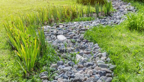 River Rock Garden Installation in Torrance