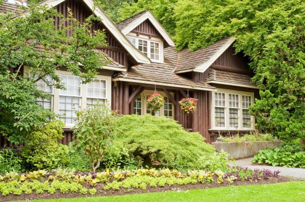 Log Home Landscaping in Torrance
